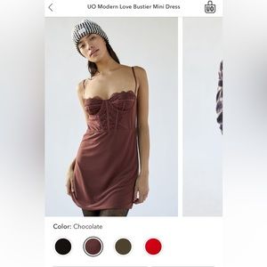 NEW WITH TAGS!! UO Modern Love Bustier Mini Dress